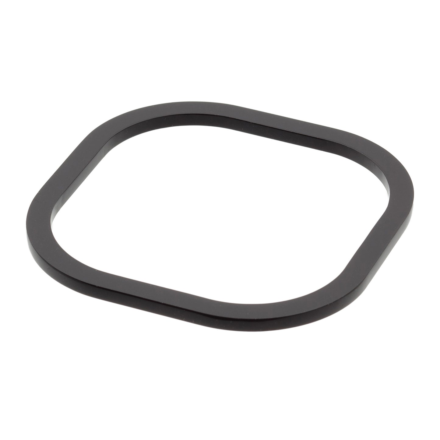 Square black acrylic bangle www.barbaraspence.co.uk